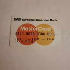 Eab master card for sale  Howell