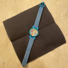 Vintage United Colors Of Benetton Relógio Por Bulova Azul Anos 90 Funcionando Nova Bateria comprar usado  Enviando para Brazil