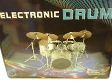 Portable Electric Drum Kit 9 Pads Silicone Electronic Drum Set Foot Pedals [DL] for sale  Shipping to South Africa