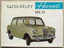 Wolseley hornet iii for sale  Shipping to Ireland
