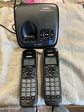 Uniden DECT1480 DECT6.0 Cordless Phone Digital Answering System W/ 2 Handsets, used for sale  Shipping to South Africa