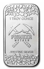 Usado, Nova barra de prata fina 1 oz .999 - Pioneer Metals lacrada comprar usado  Enviando para Brazil