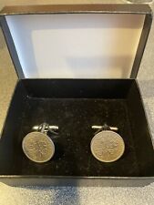 Sixpence cufflinks 1963 for sale  LIVERPOOL