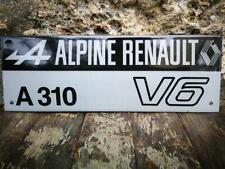 Occasion, Plaque émaillée ALPINE RENAULT A310 Enamel Sign no Porsche Lancia Peugeot Sport d'occasion  Le Mesnil-Saint-Denis