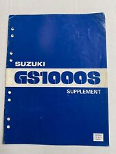 Genuine suzuki gs1000s for sale  SPILSBY