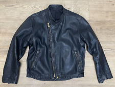 LANGLITZ Leathers CASCADE leather jacket Black 44 XL TALON for sale  Shipping to South Africa