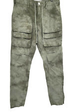 Pantalón cargo HUDSON para hombre talla 28/32 rastreador algodón Ripstop mármol verde militar  segunda mano  Embacar hacia Argentina