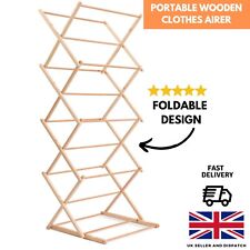 Portable wooden clothes for sale  Shipping to Ireland