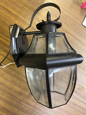 Luminária externa, externa, metal preto, entrada, usado comprar usado  Enviando para Brazil