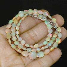 Ethiopian Opal Beads Fire Opal Galaxy Precious Faceted coin Opal Necklace gift for sale  Shipping to South Africa