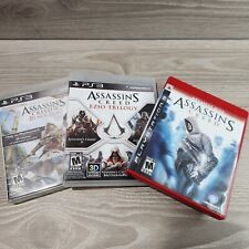 Lote de paquete de juegos Assassins Creed PS3 - 3 PlayStation 1 2 Ezio Trilogy en caja original, usado segunda mano  Embacar hacia Argentina