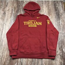 Nike x USC Trojans Football Hoodie Sweatshirt Mens 2XL Red Yellow Heavyweight for sale  Shipping to South Africa