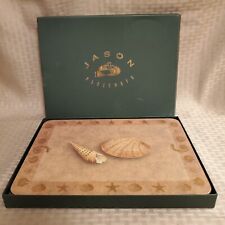 Vintage Set of 6 Jason Sea Shells New Zealand Cork Backed Beach Placemats w/Box for sale  Shipping to South Africa