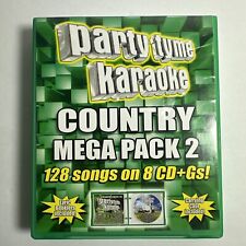 Party Tyme Karaoke: Country Mega Pack 2/Varios de Sybersound (CD, 2014), usado segunda mano  Embacar hacia Argentina