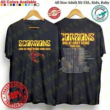 Camiseta SCORPIONS LOVE AT FIRST STING TOUR 2024 Adulto P-5XL Juventude comprar usado  Enviando para Brazil