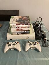 Microsoft Xbox 360 White Pro Bundle 60GB Console 2 wireless Controllers 10 Games for sale  Shipping to South Africa