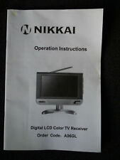 Nikkai owner manual for sale  NORWICH