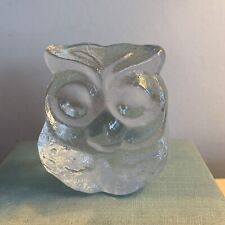 Vintage glass owl. for sale  LONDON
