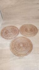 Woven rattan natural for sale  Shipping to Ireland