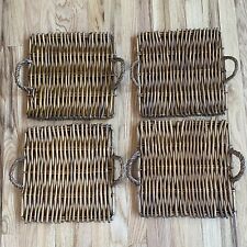Vintage woven rattan for sale  Helena