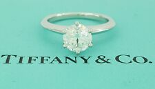 Used, Tiffany & Co 1.06 ct Platinum Round Cut Diamond Solitaire Engagement Ring I /VS1 for sale  Palatine