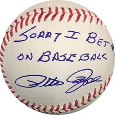 Holograma Pete Rose Autografiado Firmado OMLB Pete Rose Reproductor Exclusivo Lo siento segunda mano  Embacar hacia Argentina