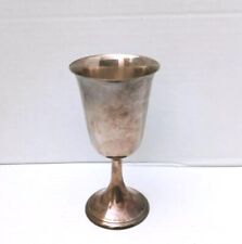 Vintage Sterling Silver Goblet Water Wine Chalice Ferner No Monogram 6.5 Inches  for sale  Shipping to South Africa