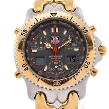 Relógio masculino TAG HEUER S/el CG1122-0 Digiana SS/GP mostrador cinza quartzo P#129792, usado comprar usado  Enviando para Brazil