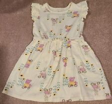 Vestido de verão feminino Peppa Pig 5T manga ilhós roupa comprar usado  Enviando para Brazil