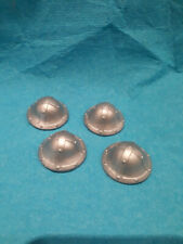Playmobil Knights 4 x Helmet Silver Plate Helmet Set Top, used for sale  Shipping to South Africa