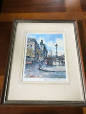 Pierre Eugene Cambier "Paris  - La Conciergerie" Framed 13" x 16"  Print for sale  Shipping to South Africa