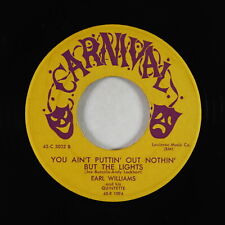 R&B Jump Blues 45 - Earl Williams - Aint Puttin Out Nothin But Lights - Carnaval comprar usado  Enviando para Brazil