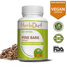 Pine Bark Extract Capsules (8000mg eq) 95% Proanthocyanidins Veg Immune Support, used for sale  Shipping to South Africa