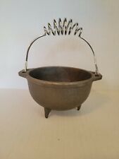 Used, Benjamin Medwin Cast Iron Cauldron Halloween Decor Campfire Camping Footed  for sale  Shipping to Ireland