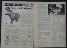 Model circus hippopotamus for sale  Diamond Point