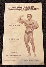 Livro de Programa 1976 Mr North American Musculação Arnold Schwarzenegger Capa comprar usado  Enviando para Brazil