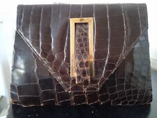 Pochette vintage crocodile d'occasion  Trouville-sur-Mer