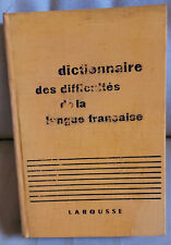 Dictionnaire difficultés lang d'occasion  Juvisy-sur-Orge