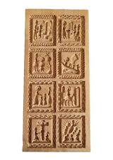 Springerle Wooden Cookie Mould The Story of Jesus Christ Christianity Religious for sale  Shipping to South Africa