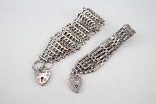 silver gate bracelet for sale  LEEDS