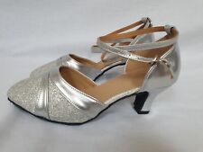 Katz Woman Ballroom Latin  Dance  Silver Shoes Size 4UK for sale  Shipping to South Africa