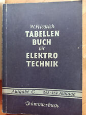 Tabellenbuch elektrotechnik au gebraucht kaufen  Leonberg