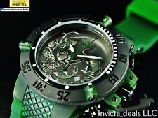 Rare Invicta 50mm Men's Subaqua Noma III KOI FISH Chronograph Green Tone SS Watc for sale  Shipping to South Africa