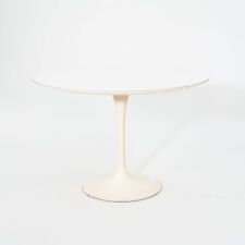 1960s Eero Saarinen para Knoll Tulip Pedestal Mesa de Jantar 42" Tampo Laminado Branco, usado comprar usado  Enviando para Brazil