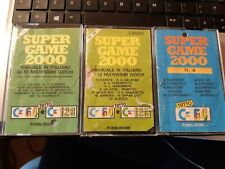 Super Game 2000 C64 Commodore 64 Pubblirome retrogame videogiochi cassette, usato usato  Carpi