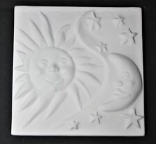 STAINED GLASS FUSING MOLD : SUN MOON TEXTURE FUSING TILE for sale  Cave Junction