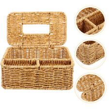 Rattan tissue box for sale  Shipping to Ireland