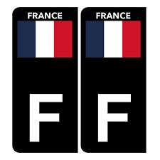 Autocollant plaque immatricula d'occasion  France