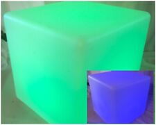 Cubo de luz LED LOFTEK: 16 pulgadas 16 colores RGB silla cubo / otomana / mesa segunda mano  Embacar hacia Argentina