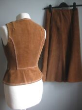 Vintage leather skirt for sale  MATLOCK